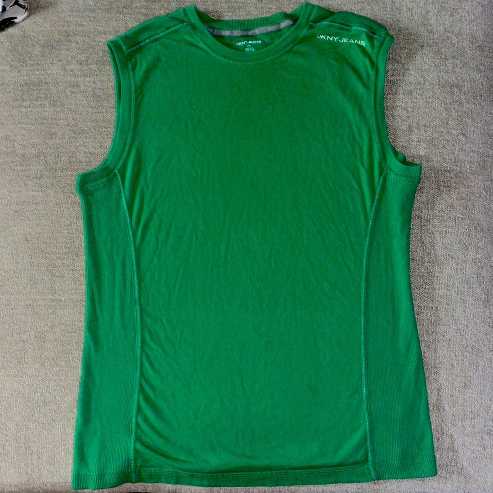 DKNY Jeans Green Tank Top